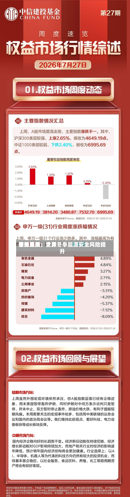 中信建投：世界原油费用涨势延续，全球冬季能源安全风险提升-第2张图片