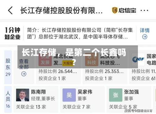 长江存储，是第二个长鑫吗？-第2张图片