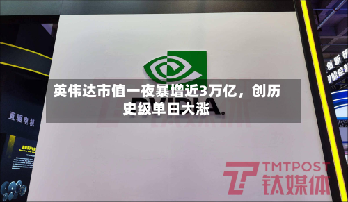 英伟达市值一夜暴增近3万亿	，创历史级单日大涨-第2张图片
