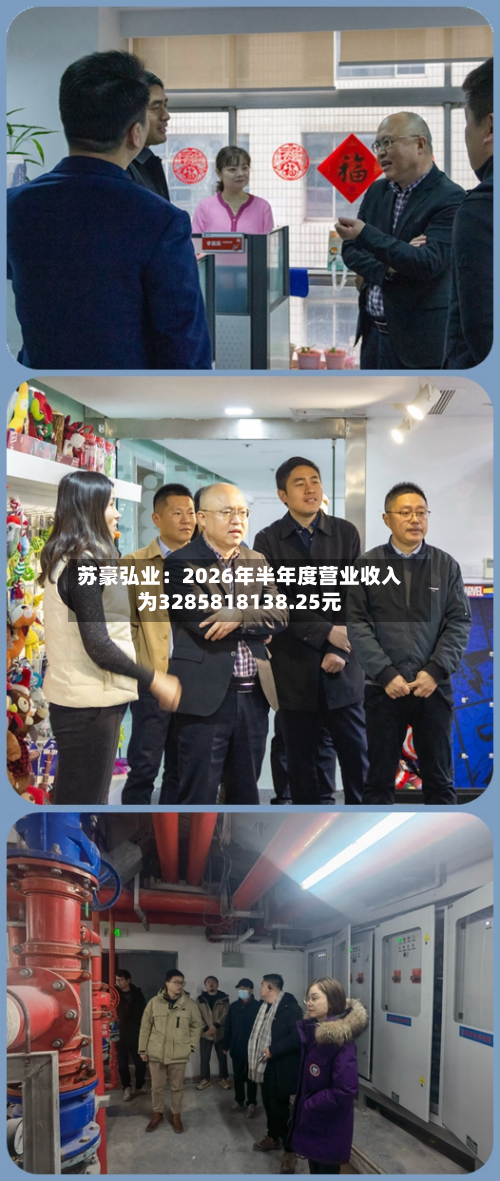 苏豪弘业：2026年半年度营业收入为3285818138.25元-第1张图片
