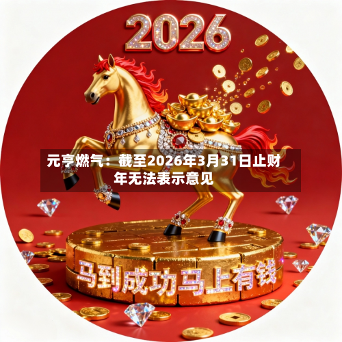 元亨燃气:截至2026年3月31日止财年无法表示意见