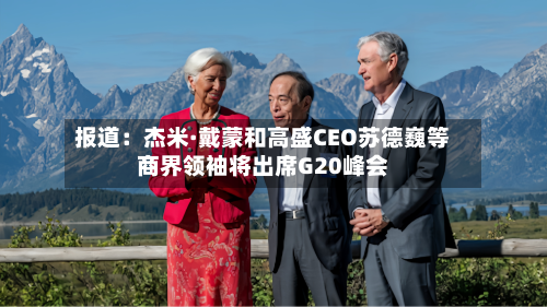 报道：杰米·戴蒙和高盛CEO苏德巍等商界领袖将出席G20峰会-第2张图片