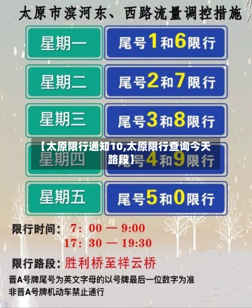 【太原限行通知10,太原限行查询今天路段】