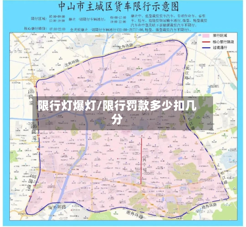 限行灯爆灯/限行罚款多少扣几分
